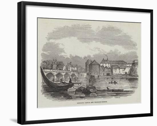 Limerick Castle and Thomond-Bridge-null-Framed Giclee Print