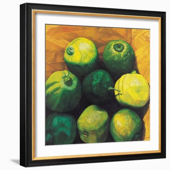 Limes, 2004-Pedro Diego Alvarado-Framed Giclee Print