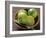 Limes, Two Whole and One Halved in a Small Basket-Eising Studio - Food Photo and Video-Framed Photographic Print