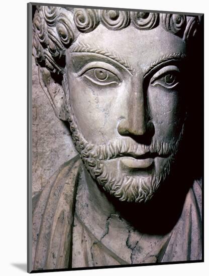 Limestone bust of Hairan, son of Marion from Palmyra, Syria, c150-200. Artist: Unknown-Unknown-Mounted Giclee Print