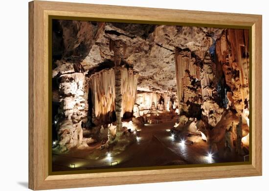 Limestone Cavern Formations-Four Oaks-Framed Premier Image Canvas