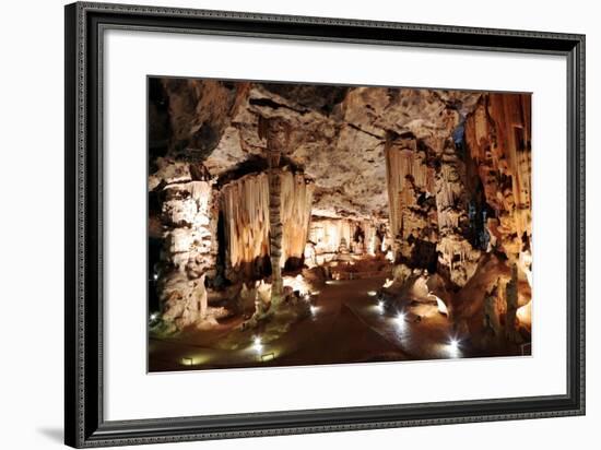 Limestone Cavern Formations-Four Oaks-Framed Photographic Print