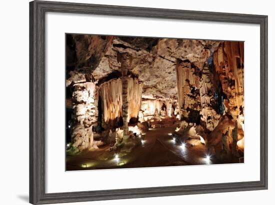 Limestone Cavern Formations-Four Oaks-Framed Photographic Print