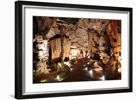 Limestone Cavern Formations-Four Oaks-Framed Photographic Print