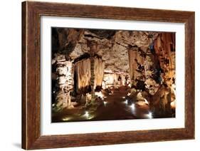 Limestone Cavern Formations-Four Oaks-Framed Photographic Print