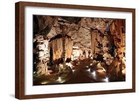 Limestone Cavern Formations-Four Oaks-Framed Photographic Print