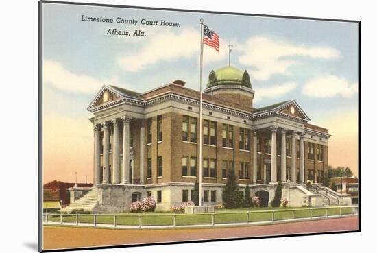 Limestone County Courthouse, Athens, Alabama-null-Mounted Art Print