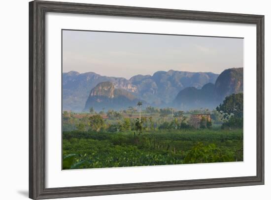 Limestone Hill, Farmland, Vinales Valley, UNESCO World Heritage Site, Cuba-Keren Su-Framed Photographic Print