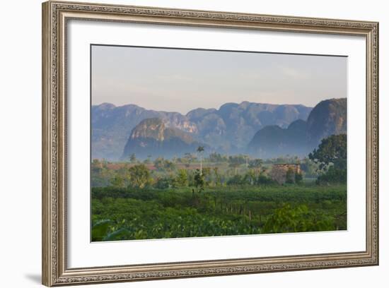 Limestone Hill, Farmland, Vinales Valley, UNESCO World Heritage Site, Cuba-Keren Su-Framed Photographic Print