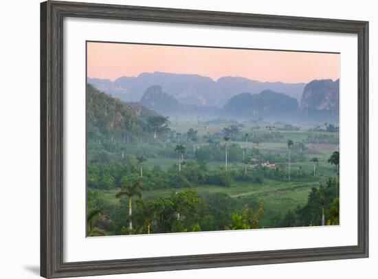 Limestone Hill, Farmland, Vinales Valley, UNESCO World Heritage Site, Cuba-Keren Su-Framed Photographic Print