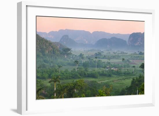 Limestone Hill, Farmland, Vinales Valley, UNESCO World Heritage Site, Cuba-Keren Su-Framed Photographic Print