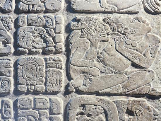 Limestone Panel Reliefs, Palenque Giclee Print | Art.com