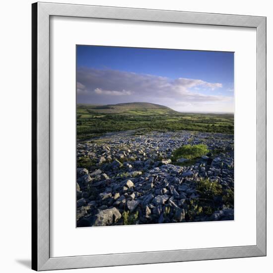 Limestone Pavement, the Burren, County Clare, Munster, Republic of Ireland, Europe-Stuart Black-Framed Photographic Print