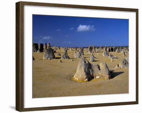 Limestone Pillars in the Pinnacles Desert, Nambung National Park, Western Australia, Australia-Steve & Ann Toon-Framed Photographic Print