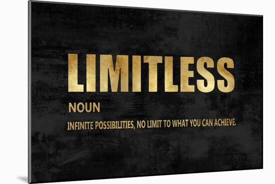 Limitless in Gold-Jamie MacDowell-Mounted Art Print