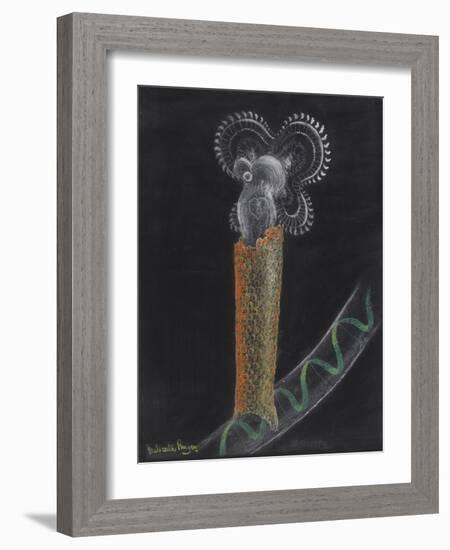 Limnias Melicerta: Rotifer-Philip Henry Gosse-Framed Giclee Print