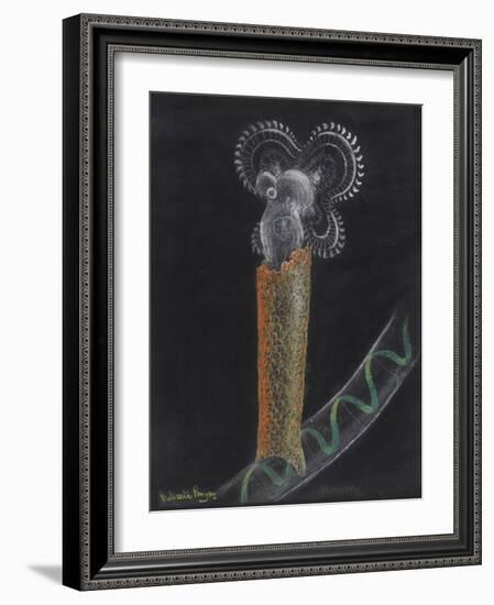 Limnias Melicerta: Rotifer-Philip Henry Gosse-Framed Giclee Print