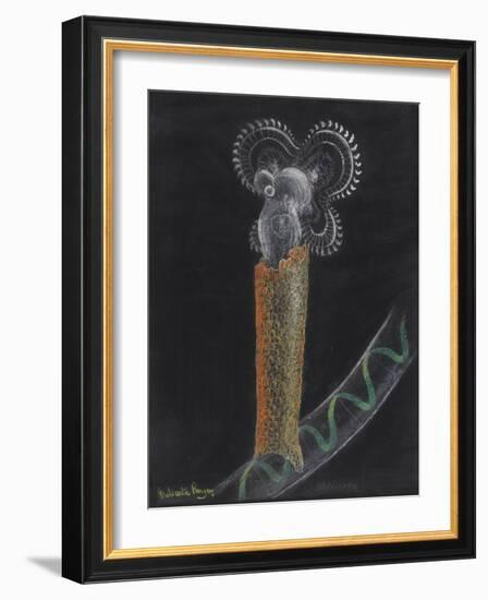 Limnias Melicerta: Rotifer-Philip Henry Gosse-Framed Giclee Print