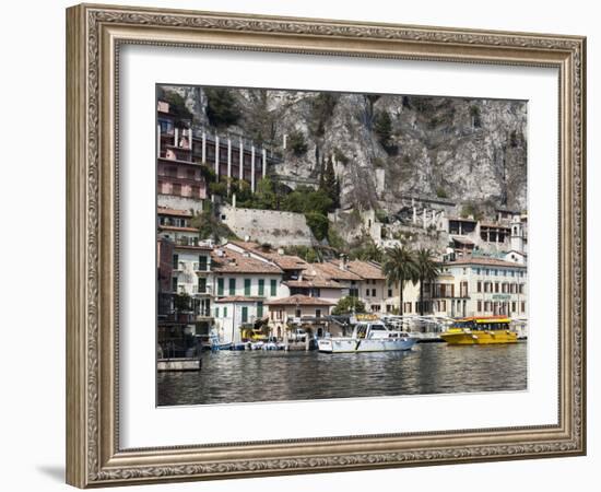 Limone Del Garda, Lake Garda, Lombardy, Italian Lakes, Italy, Europe-Sergio Pitamitz-Framed Photographic Print