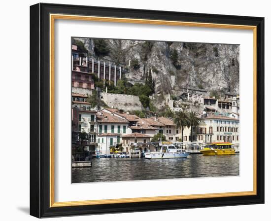 Limone Del Garda, Lake Garda, Lombardy, Italian Lakes, Italy, Europe-Sergio Pitamitz-Framed Photographic Print