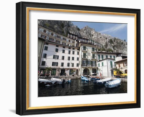 Limone Del Garda, Lake Garda, Lombardy, Italian Lakes, Italy, Europe-Sergio Pitamitz-Framed Photographic Print