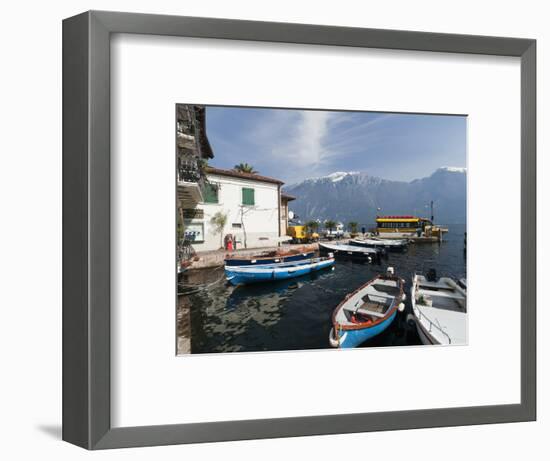 Limone Del Garda, Lake Garda, Lombardy, Italian Lakes, Italy, Europe-Sergio Pitamitz-Framed Photographic Print