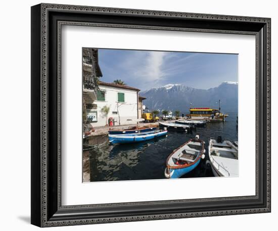 Limone Del Garda, Lake Garda, Lombardy, Italian Lakes, Italy, Europe-Sergio Pitamitz-Framed Photographic Print