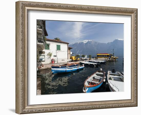 Limone Del Garda, Lake Garda, Lombardy, Italian Lakes, Italy, Europe-Sergio Pitamitz-Framed Photographic Print