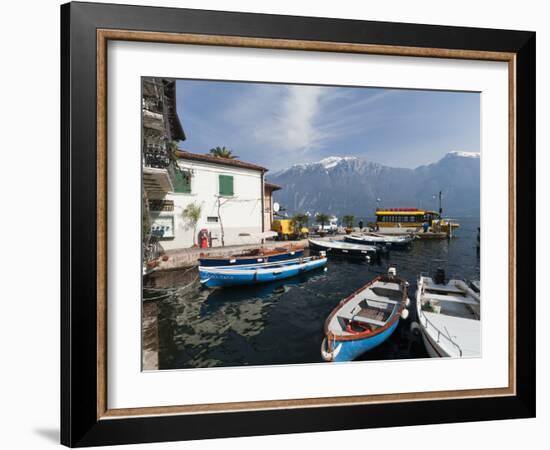 Limone Del Garda, Lake Garda, Lombardy, Italian Lakes, Italy, Europe-Sergio Pitamitz-Framed Photographic Print