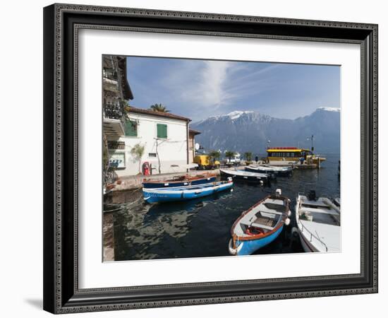 Limone Del Garda, Lake Garda, Lombardy, Italian Lakes, Italy, Europe-Sergio Pitamitz-Framed Photographic Print