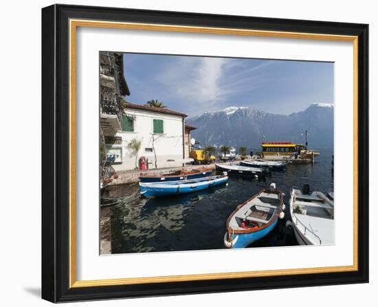 Limone Del Garda, Lake Garda, Lombardy, Italian Lakes, Italy, Europe-Sergio Pitamitz-Framed Photographic Print
