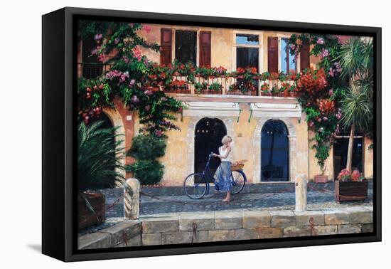 Limone, Lake Garda, Italy, 2003-Trevor Neal-Framed Premier Image Canvas