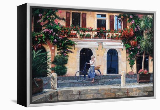 Limone, Lake Garda, Italy, 2003-Trevor Neal-Framed Premier Image Canvas