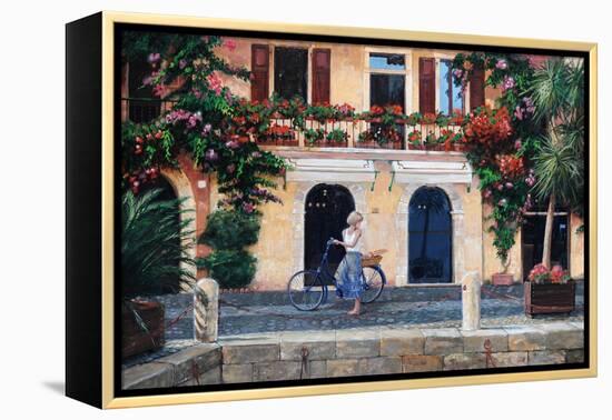 Limone, Lake Garda, Italy, 2003-Trevor Neal-Framed Premier Image Canvas