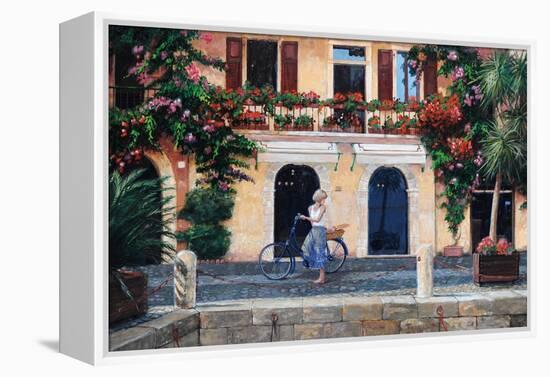 Limone, Lake Garda, Italy, 2003-Trevor Neal-Framed Premier Image Canvas