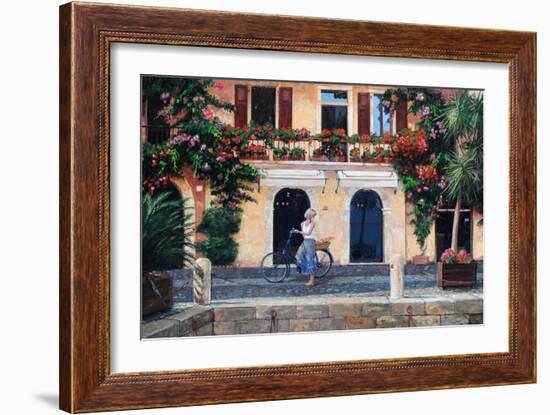 Limone, Lake Garda, Italy, 2003-Trevor Neal-Framed Giclee Print