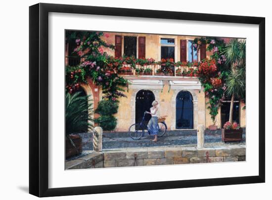 Limone, Lake Garda, Italy, 2003-Trevor Neal-Framed Giclee Print