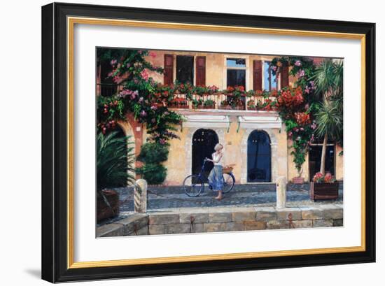 Limone, Lake Garda, Italy, 2003-Trevor Neal-Framed Giclee Print