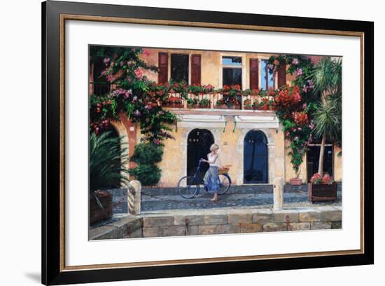Limone, Lake Garda, Italy, 2003-Trevor Neal-Framed Giclee Print