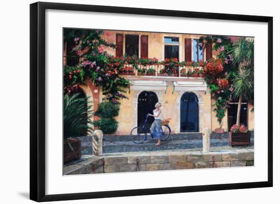 Limone, Lake Garda, Italy, 2003-Trevor Neal-Framed Giclee Print