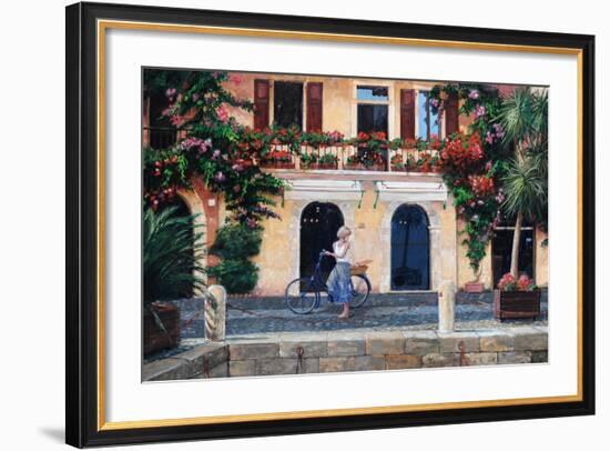 Limone, Lake Garda, Italy, 2003-Trevor Neal-Framed Giclee Print