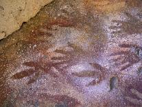 Ancient Paintings in Cave of the Hands, Santa Cruz Province, Patagonia, Argentina-Lin Alder-Photographic Print