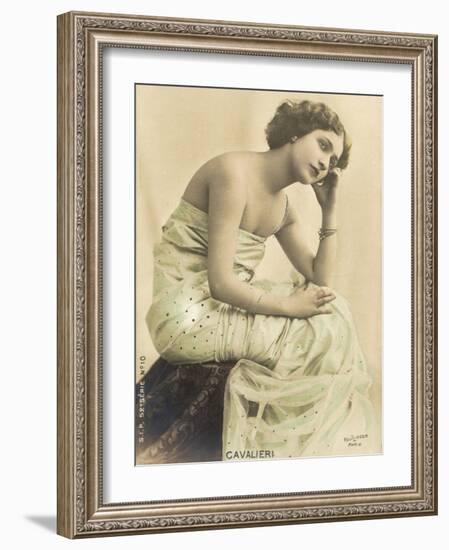 Lina Cavalieri Italian Singer-null-Framed Photographic Print