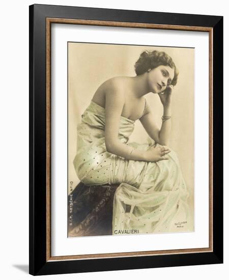 Lina Cavalieri Italian Singer-null-Framed Photographic Print