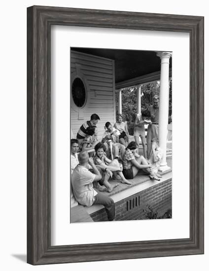 Lina Mccarroll Hosts 15 Visitors During Hospitality Weekend, Warrenton, North Carolina, 1951-Lisa Larsen-Framed Photographic Print