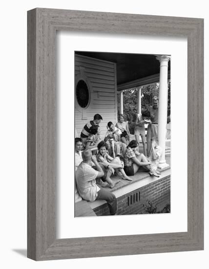 Lina Mccarroll Hosts 15 Visitors During Hospitality Weekend, Warrenton, North Carolina, 1951-Lisa Larsen-Framed Photographic Print