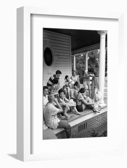 Lina Mccarroll Hosts 15 Visitors During Hospitality Weekend, Warrenton, North Carolina, 1951-Lisa Larsen-Framed Photographic Print