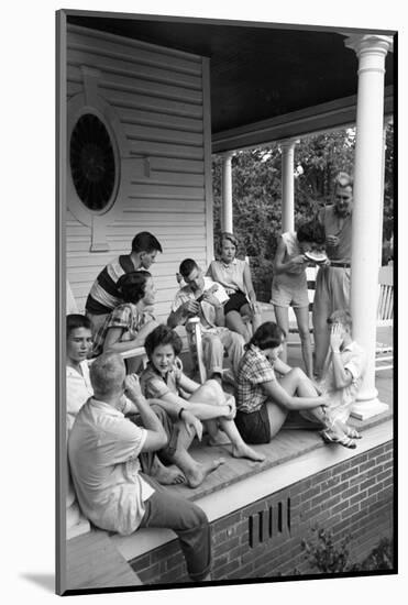 Lina Mccarroll Hosts 15 Visitors During Hospitality Weekend, Warrenton, North Carolina, 1951-Lisa Larsen-Mounted Photographic Print