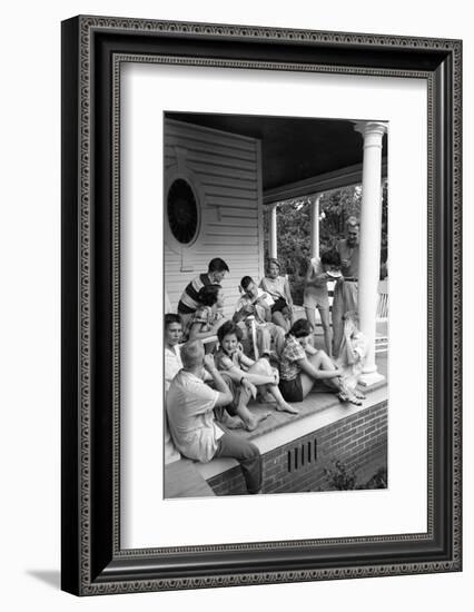 Lina Mccarroll Hosts 15 Visitors During Hospitality Weekend, Warrenton, North Carolina, 1951-Lisa Larsen-Framed Photographic Print