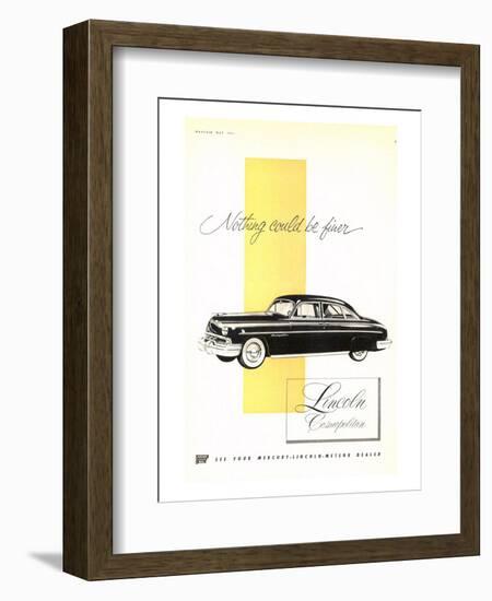 Lincoln 1951 Cosmopolitan-null-Framed Premium Giclee Print